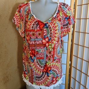 Ruff Hewn, NEW with tags, top, 1X. FINAL PRICE DROP